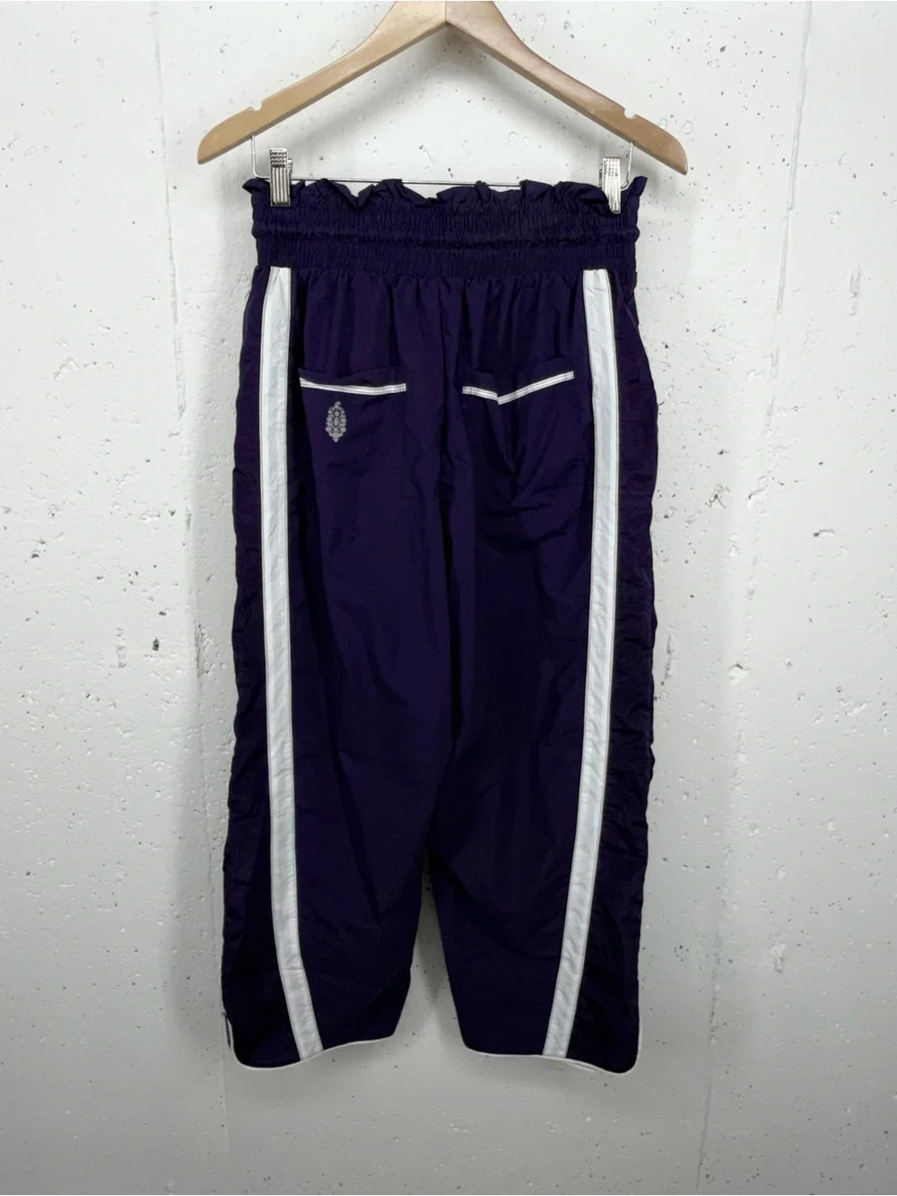 Free People FP Movement Size Small Champ Is Here Purple Athletic Pants